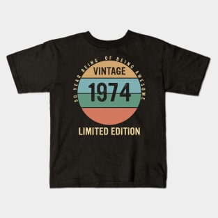 LIMITED EDITION 1974 Kids T-Shirt